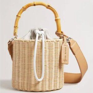 Ted Baker Basket Weave Bucket Bag NWT